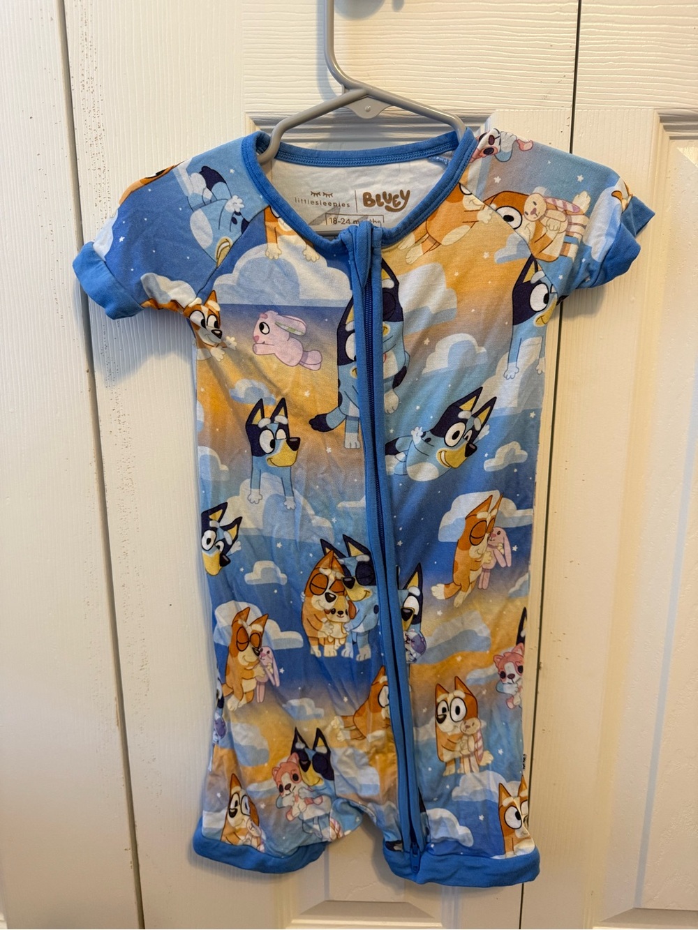 Little Sleepies Bluey Shorties 18-24 Months